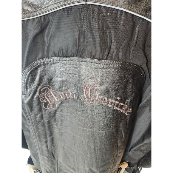 Hein Gericke Leather Motorcycle Jacket Womens 16 Protective Padded Biker Riding - Picture 4 of 16